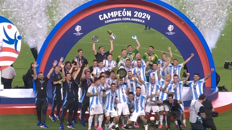 Kalahkan Timnas Kolombia, Timnas Argentina Juarai Copa Amerika 2024