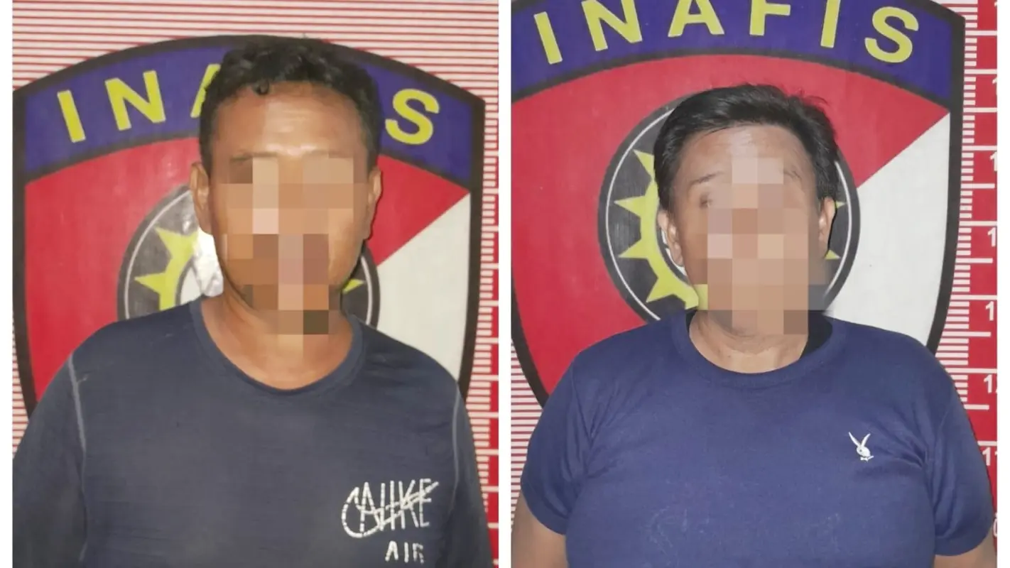 Polres Lamtim Gerebek Arena Judi Sabung Ayam dan Dadu Koprok, Dua Tersangka Diamankan Polisi