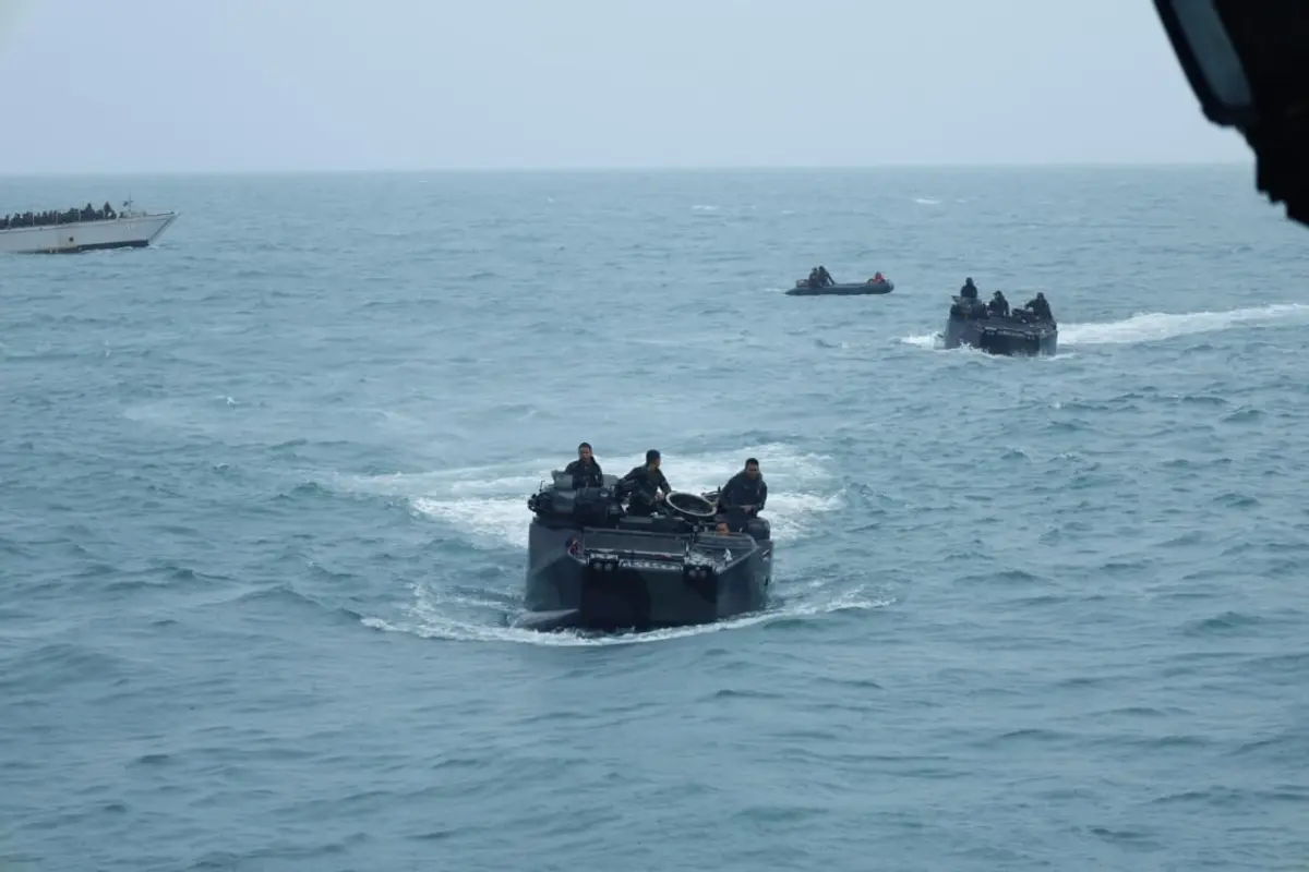 TNI AL Unjuk Kapabilitas Operasi Amfibi Dalam Super Garuda Shield 2025