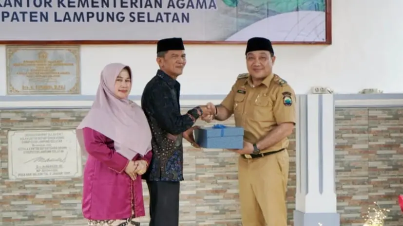 Wabup Syaiful Hadiri Pelepasan Purna Bakti Kepala Kantor Kemenag Lamsel