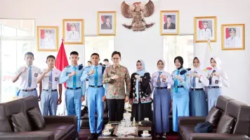 Bupati Egi Support Calon Paskibraka Ikuti Seleksi Tingkat Provinsi