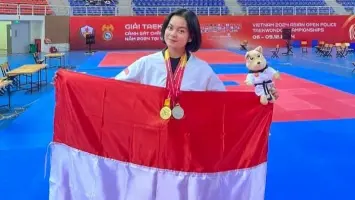 Inggrid Maria Ukir Prestasi Gemilang di Asian Police Taekwondo Championship 2024