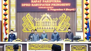 Paripurna DPRD Pringsewu Sahkan Empat Perda dan Sepakati Propemperda Tahun 2025