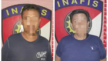 Polres Lamtim Gerebek Arena Judi Sabung Ayam dan Dadu Koprok, Dua Tersangka Diamankan Polisi