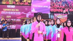 Turnamen Bola Voli Bhayangkari Cup 2024 Resmi Dibuka